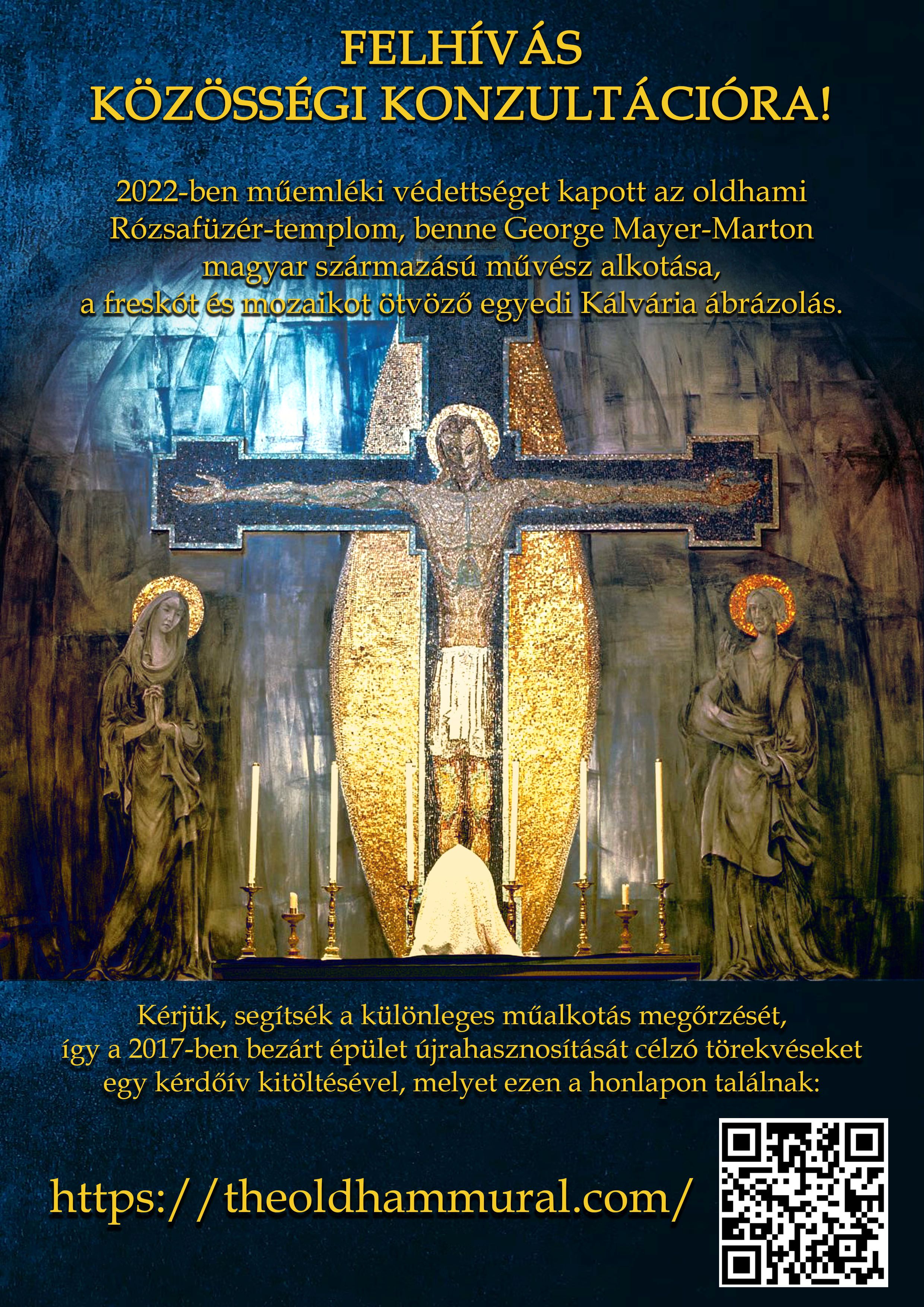 Közösségi konzultáció az oldhami Rózsafüzér-templom újrahasznosításáról 